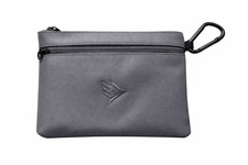 SWIFTEE Golf Valuables Pouch Zip Accessories Tee Ball Bag Fleece Lined - Grey