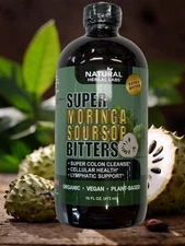 Organic Moringa + Soursop Liquid Bitters – Detox & Cell Support. By Livingston