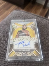 2025 Topps Chrome WWE Marks of Champions Auto gold Trick Williams #MOC-TW 17/50