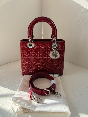 Authentic Pre-owned Dior Medium Lady Dior red