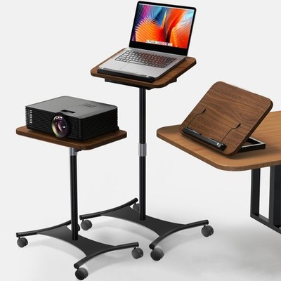 NAMON Laptop Floor Stand with Wheels - 2 in 1 Dual-use Floor & Desk, Adjustab...