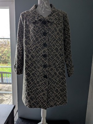 Stunning Vintage Ladies Overcoat from D.E.C.K. by Decollage size 44