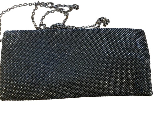 INC GunMetal Beaded Rectangle Clutch with Chain Strap - Photo 6/6