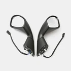 Rearview Side Mirrors WithTurn Signal For  Aprilia RSV1000 2004-2007 2008 Black