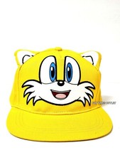 Tails Sonic The Hedgehog 3D Baseball Cap Youth Strapback SEGA Video Gamer Hat
