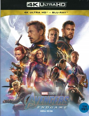 Avengers: Endgame 3-Disc Limited Edition 4K UHD SteelBook w/Full Slip (Korea)