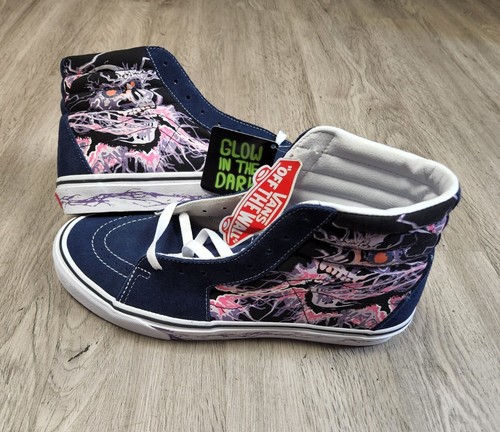 skull high top vans