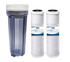 CompatibleCCI-10CLWCanisterw/1/4”NPT&(2)CCI-10-CaWaterFiltersbyIPWIndustriesInc