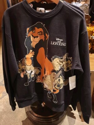 SWEAT SCAR HYÈNES / Sweatshirt / Shirt Taka Hyänen LION KING S Disneyland P.