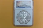 2011 W (BURNISHED) AMERICAN SILVER EAGLE NGC MS70