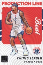 2021 Donruss #9 Bradley Beal Production Line Excellent