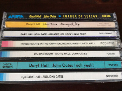 Hall & Oates [7 CD Alben] Change Season Marigold Sky Ooh Yeah H2O Big Bam Boom