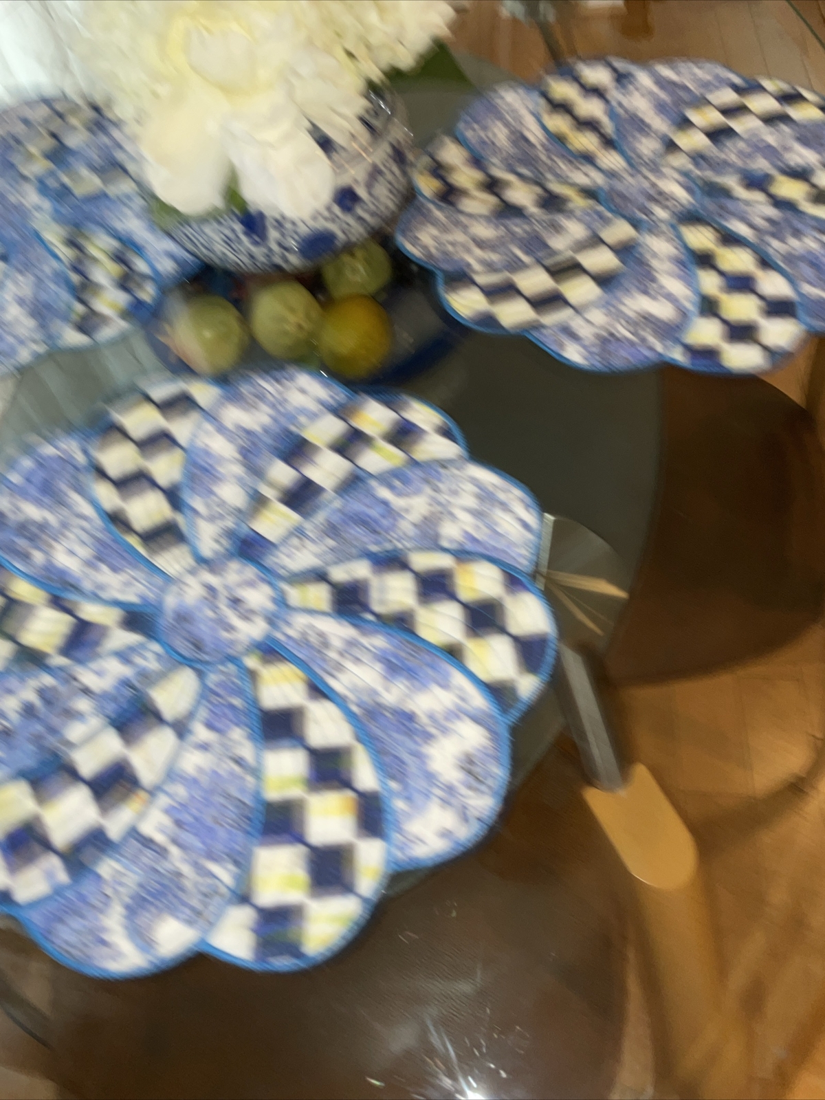 Royal English Garden Placemats Combined w/Authentic Mackenzie Royal