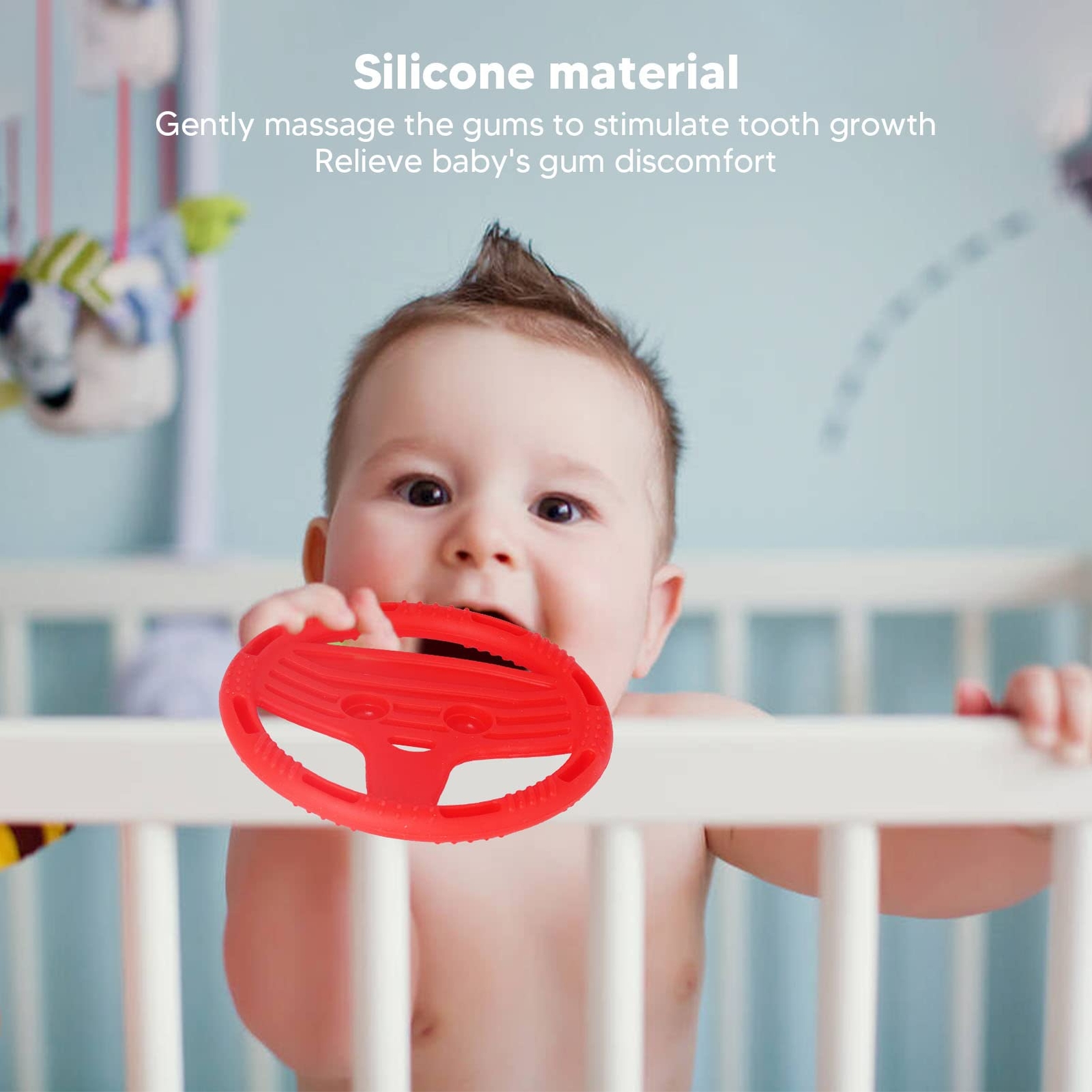 Baby Teething Toys Sensory Chew Toys For Baby Silicone Teether Chew Toy Easy To