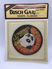 Giant Panda Busch Gardens Tampa Florida Vintage 3" Patch New Sealed Embroidered