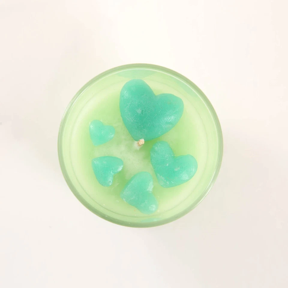 Citronella Mini-Heart Candle Scented Beeswax Handmade Home Decor Jar Decor New - Image 3 of 3