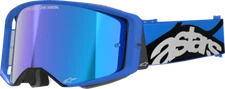 ALPINESTARS Googles Supertech Goggle - Stream - Blue - Blue Mirror 5100625-7271