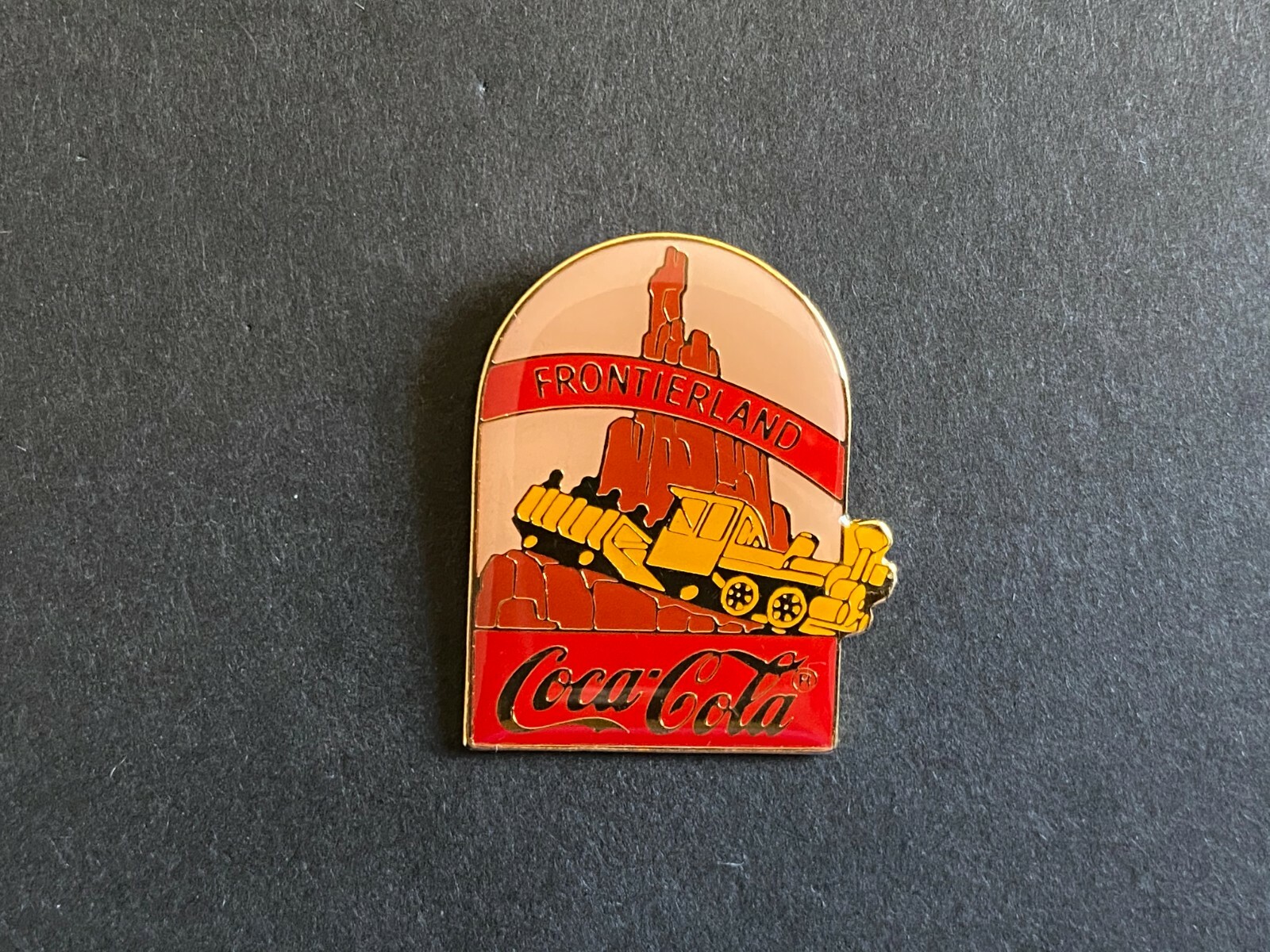 WDW 1986 Cast 15th Anniversary Coca Cola Frontierland Retired LE Disney Pin 563