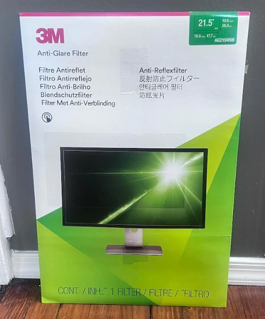 3M™ Anti-Glare Screen Filter for Monitors, 21.5" Widescreen (16:9), AG215W9B - Image 3 of 4