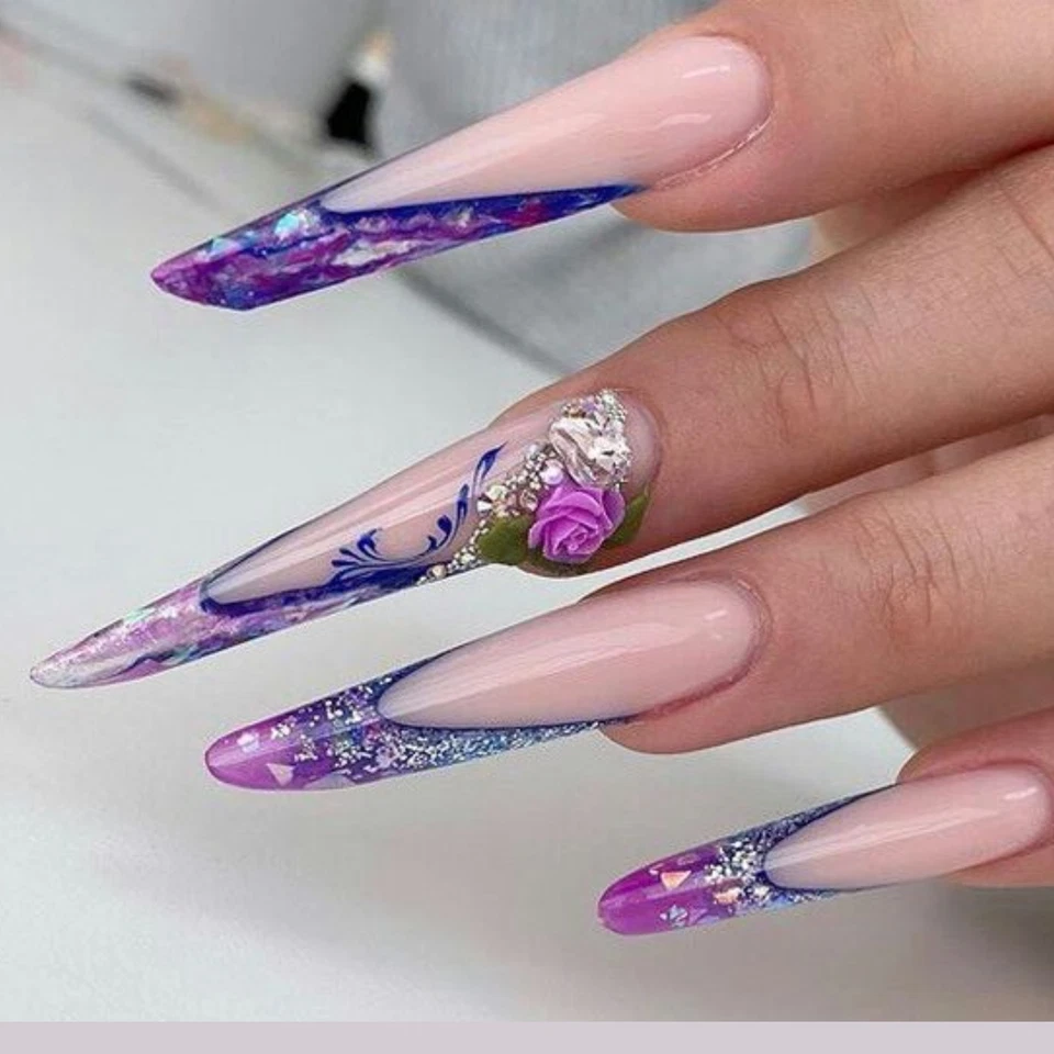 Quick Build Polygel Molds Dual Nail Forms False Tip System - Image 3 of 3