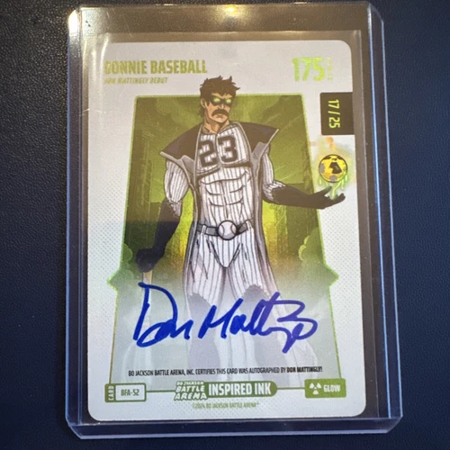 2024 Bo Jackson Battle Arena Don Mattingly Auto /25 Donnie Baseball GLOW 2024