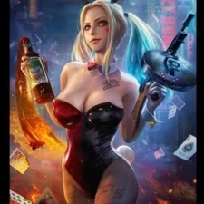 1/24 Scale 75mm Passionate Bunny Girl Diy Scene Resin Figure Model Kit Unpainted