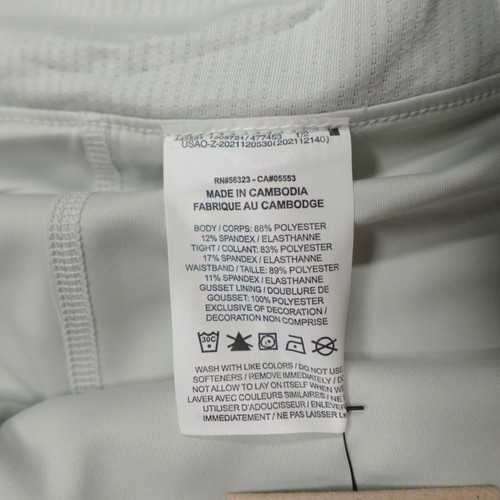 Nike Court Tennis Victory Skort DH9552 034 Green Gray Women's Size L - 第 3/8 張圖片