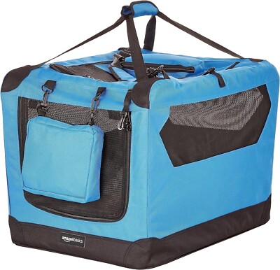 42'' Extra Large Amazon Basics Folding Portable Soft Pet Dog Crate Carrier Kennel