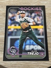 Alan Trejo 04/74 [Black] 2024 Topps Update Baseball #US7 Colorado Rockies