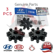 3pcs Genuine OEM Hyundai & Kia Flexible Steering Coupler 563152K000FFF