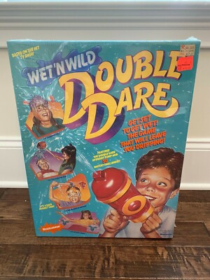 1989 Vintage (Pressman) ''DOUBLE DARE'' Nickelodeon ''WET 'N WILD'' Game, NEW! RARE!