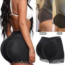 Women's FAKE ASS Butt Lifter Hips Enhancer Booty Padded Underwear Panties Shaper