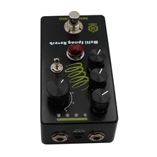 MOSKYaudio Multi Spring Reverb Guitar Bass Effect Pedal 4 Models True Bypass
