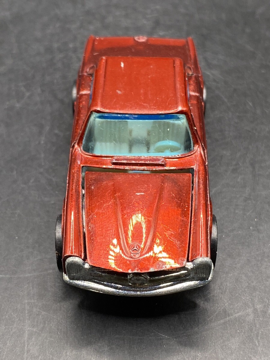 Hot Wheels Redline Mercedes Benz 280SL Red HK White Int w Button