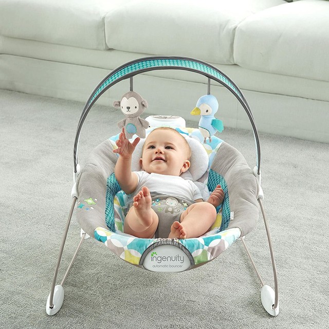 Ingenuity SmartBounce Automatic Baby Bouncer eBay
