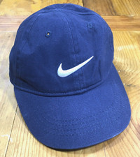 NIKE HAT TODDLER Swoosh LOGO Baseball CAP Dark Blue Adjustable Strap