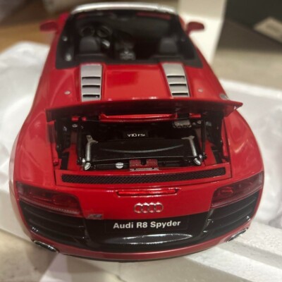 1/18 Kyosho Audi R8 Spyder Red w/ Box From Japan Model Car Minicar