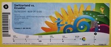 FIFA World Cup 2014 Match 9 Switzerland Ecuador Ticket