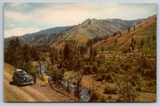 Tucannon River Washington Vtg Postcard 76 Union Oil Company's Scenes of the West
