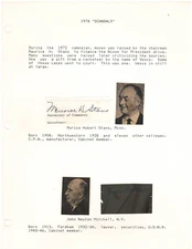 Maurice Stans, Watergate Conspirator Cut Signature w/COA