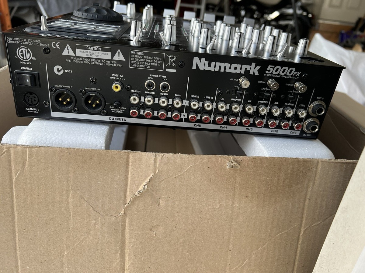 Numark 5000FX 5 channel professional effects dj mixer | eBay