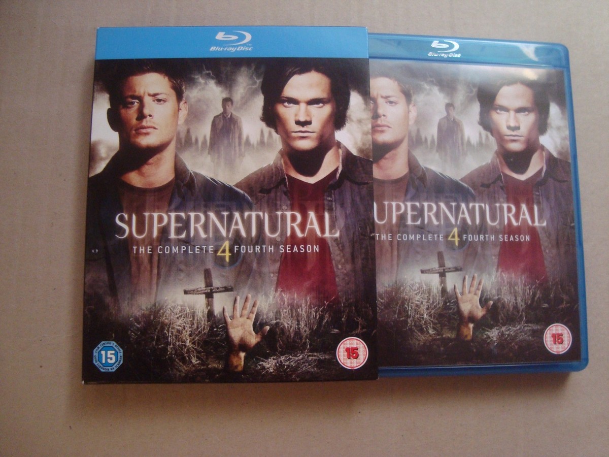 SUPERNATURAL Season 4 blu-ray in limited slipcover Jared Padalecki