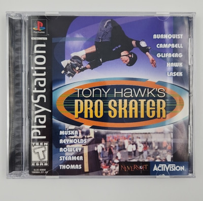 Tony Hawk's Pro Skater PS1 PlayStation 1 Complete CIB Excellent Shape Tested