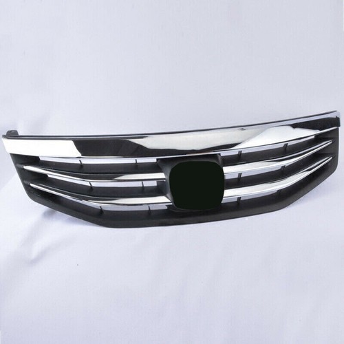 For Honda Accord 2011-2012 silver Radiator Bumper Grille Front Upper Grill trim - Picture 4 of 5