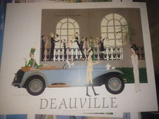 Vintage rare Denis Paul Noyer CASINO DEAUVILLE 24x31" 
