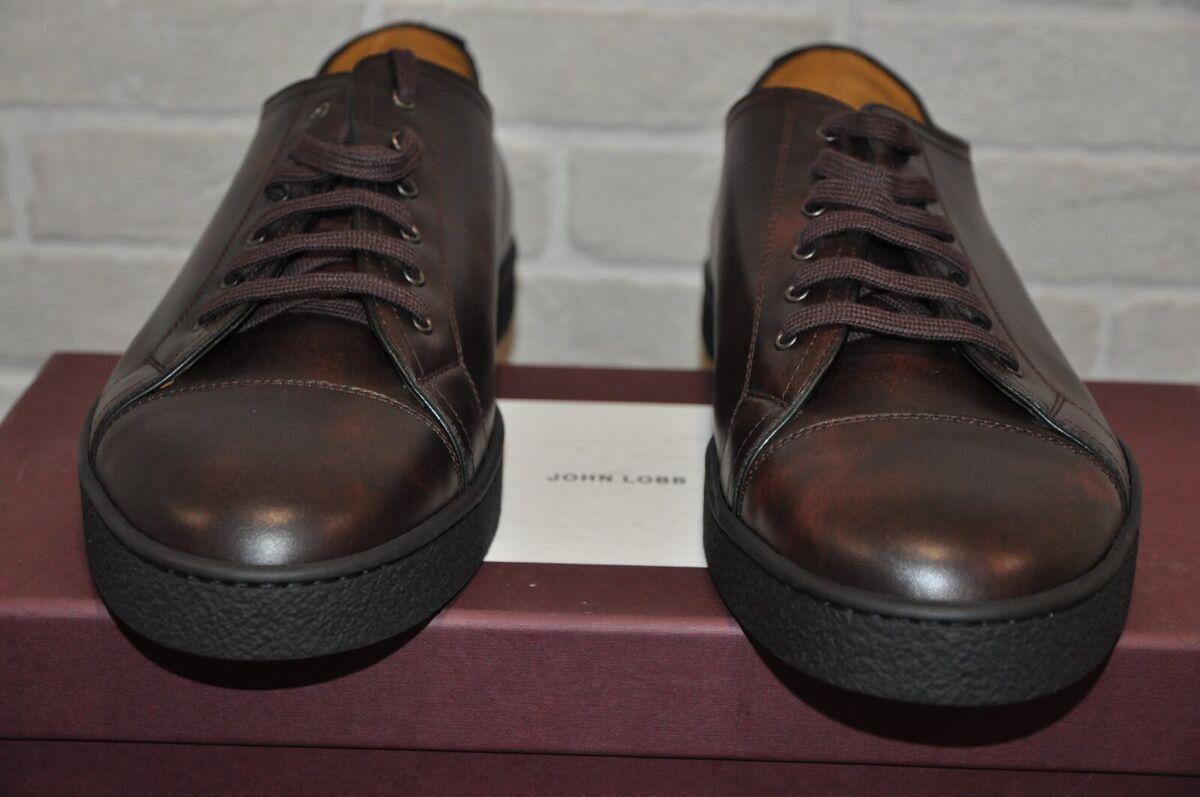 AUTHENTIC NEW JOHN LOBB LEVAH BURGUNDY PATINABLE LEATHER AUTHENTIC NEW JOHN LOBB LEVAH BURGUNDY PATINABLE LEATHER