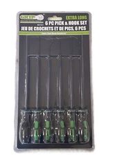 GRIP 6pc 8.75" Long Pick and Hook Set 46101