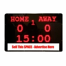 Bravo Board Portable Battery Operated Scoreboard Message Center Game Clock