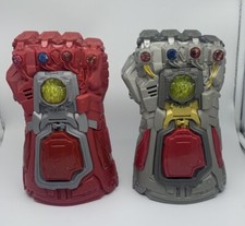 Marvel Endgame Infinity Gauntlet Iron Man Gray  Red Costume Light Up Sounds