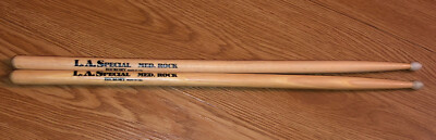 L.A. Special Drumsticks Hickory Oval Nylon Tip Made In USA MED. Rock